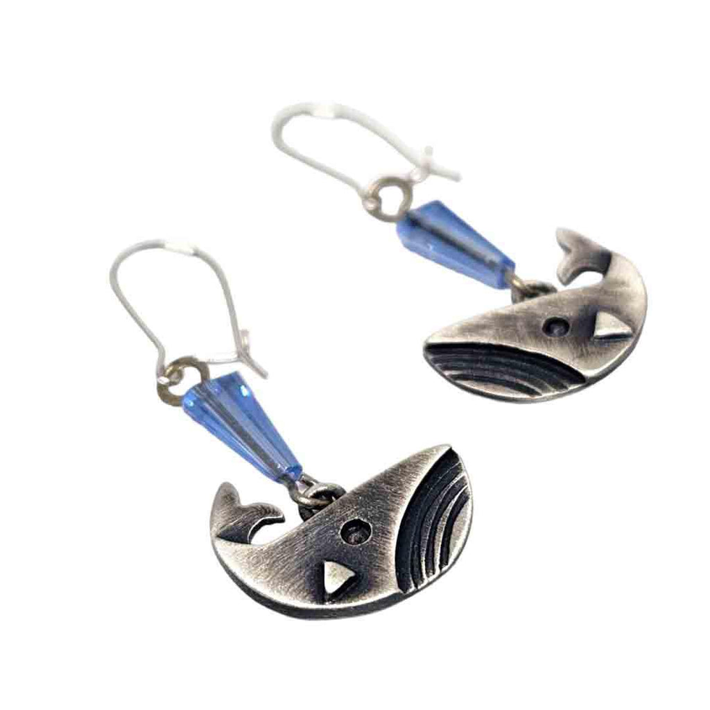 Earrings - Whale (Sterling) by Chickenscratch