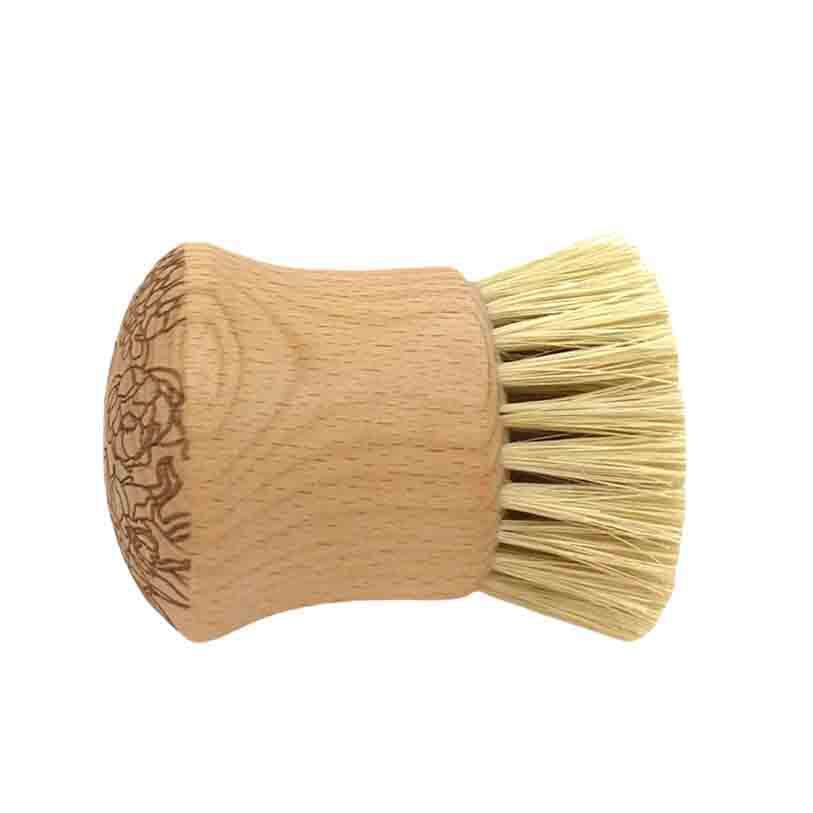 Kitchen Brush - Vegetable Brush Beech Wood (Assorted Patterns) by Lucc –  The Handmade Showroom
