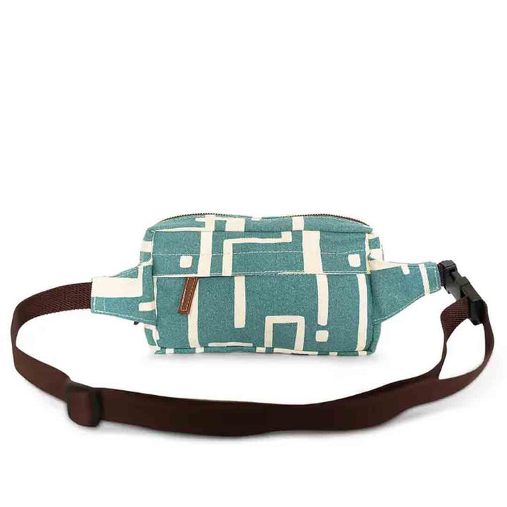 Fanny Pack - Malibu (Teal and White) by Maika