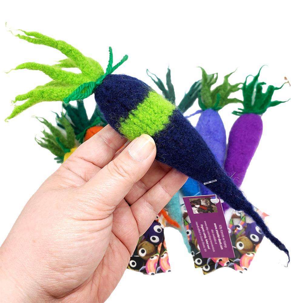 Cat Toy - Kitty Karrots (Assorted Colors) by Snooter-doots