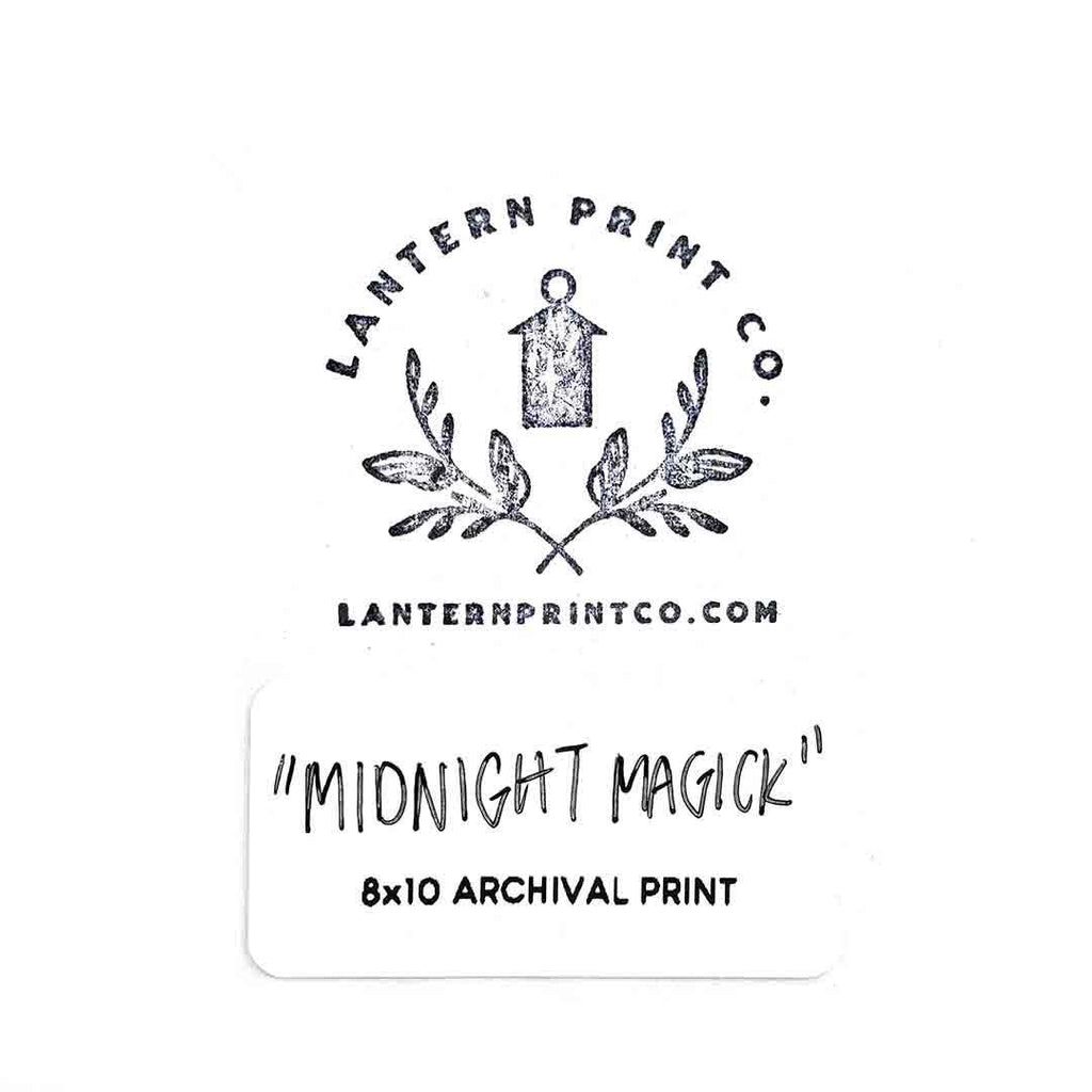 Art Print - 8x10 - Midnight Magick by Lantern Print Co.