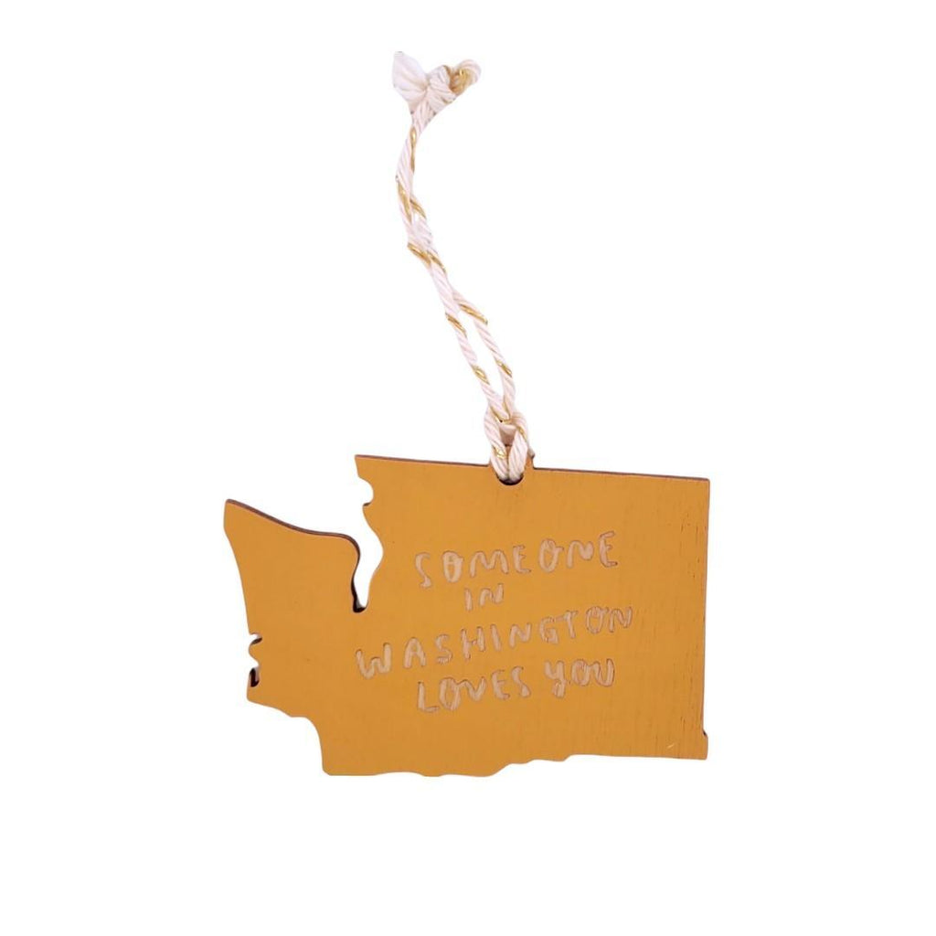Ornaments - Small - WA State Someone in WA Loves You (Asst Colors) by SnowMade