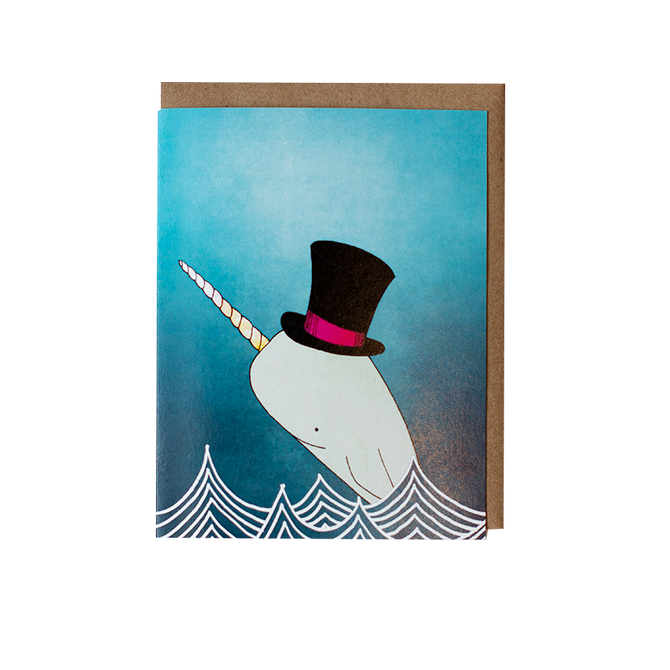 Card - All Occasion - Magic Narwhal by Red Umbrella