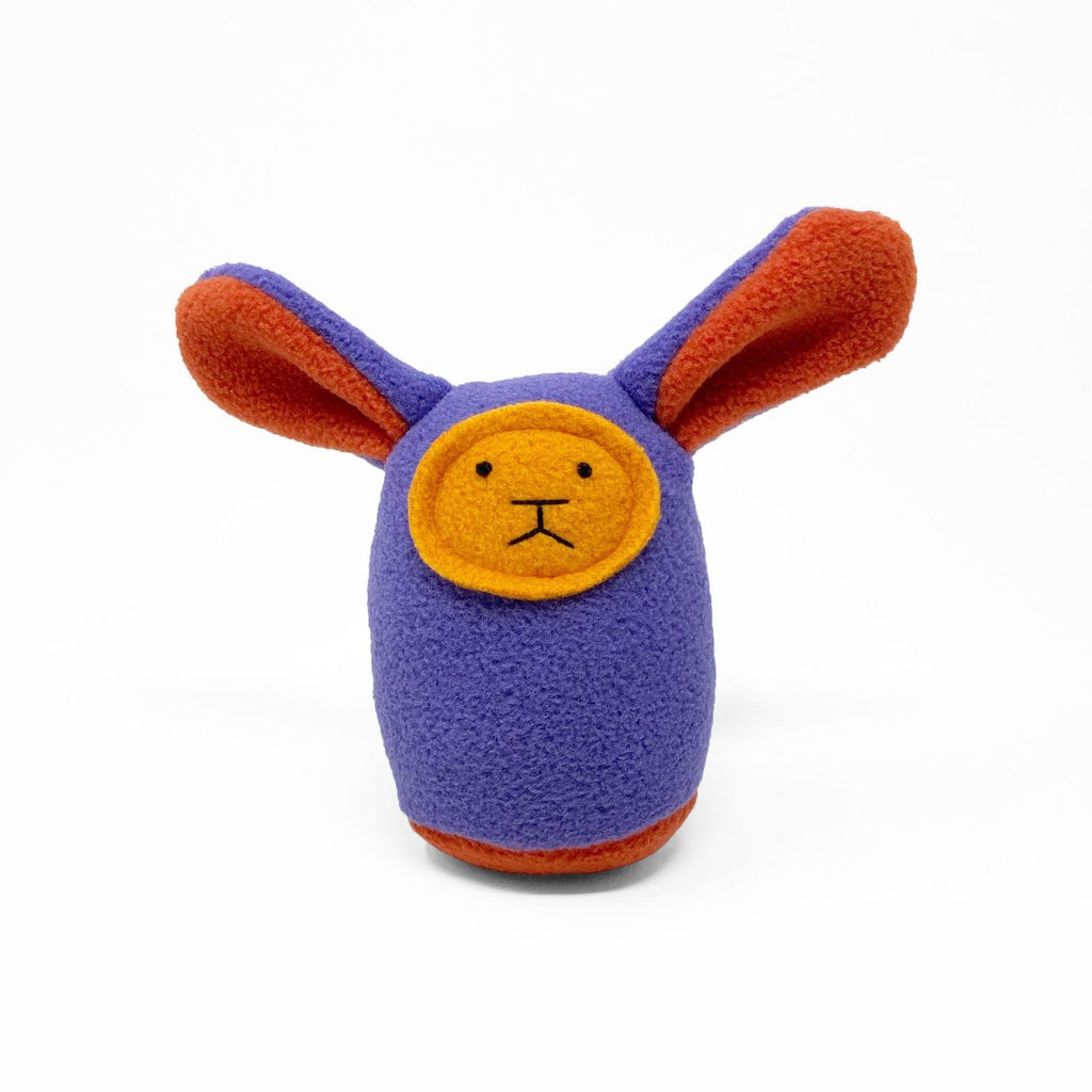 Plush Rattle - Purple Bunny by Mr. Sogs