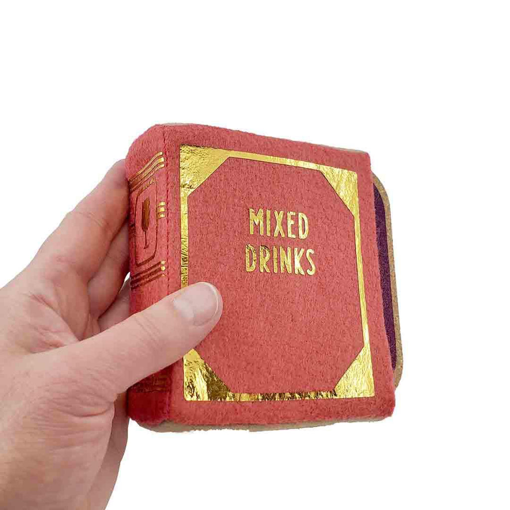 Coasters - Set of 6 - Mixed Drinks Library (Assorted Colors) Set of 6 by Dirtsa Studio