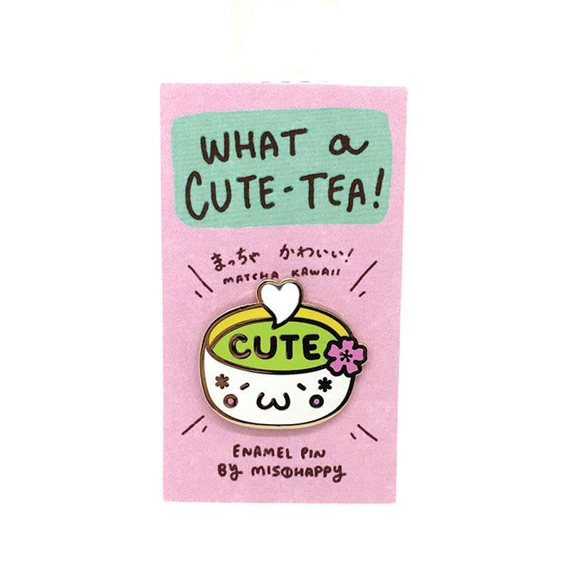 Enamel Pin - Cute Tea by Mis0 Happy