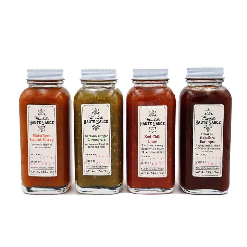Sampler - Hot Sauce Sampler (4oz jars) by Marshall's Haute Sauce