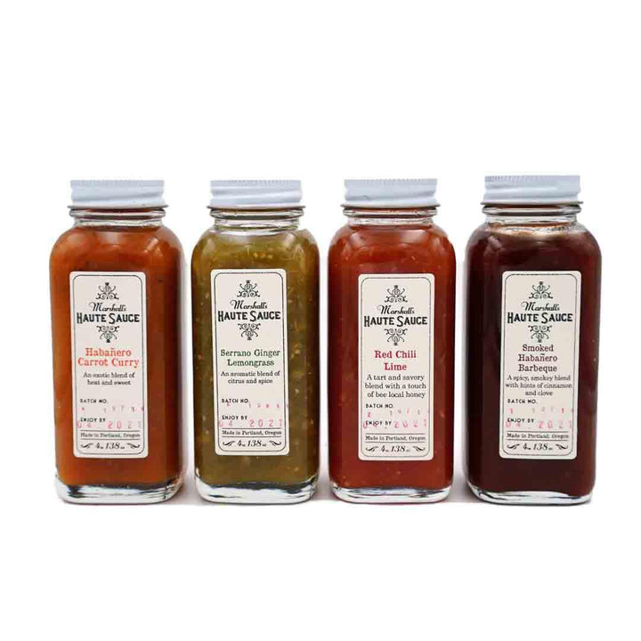 Sampler - Hot Sauce Sampler (4oz jars) by Marshall's Haute Sauce