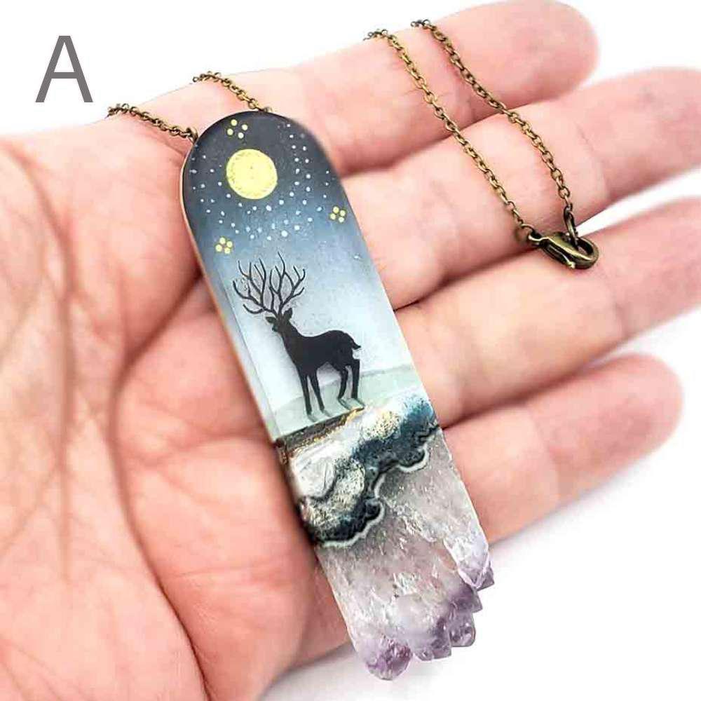 Necklace - Spirit Deer by Fernworks