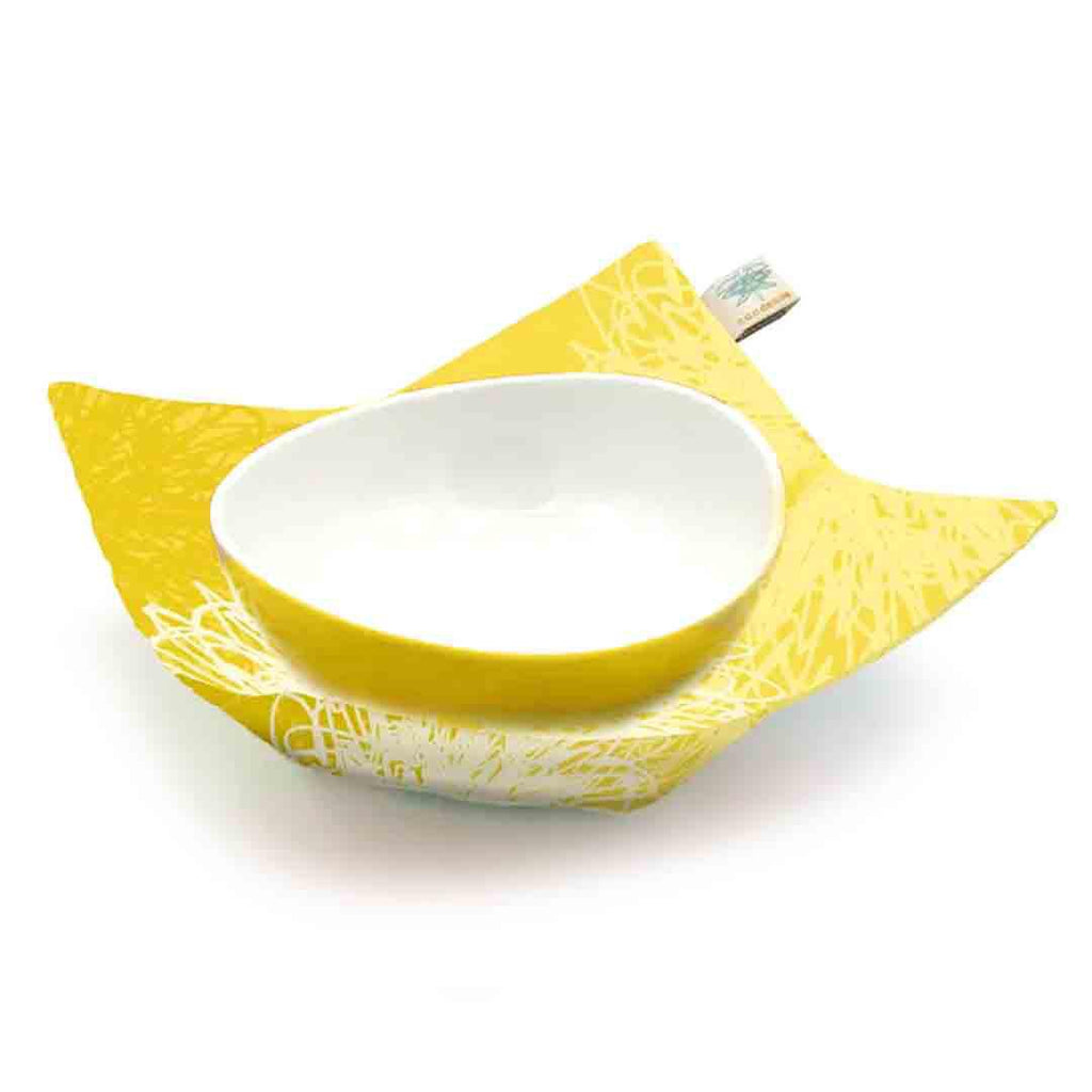 Bowl Holder- Blossom Sunshine (Yellow) Microwave Bowl Holder by Shawn Sargent Designs