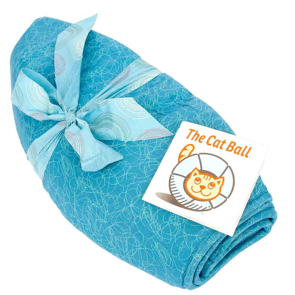 Regular The Cat Ball - Blue Squiggles Scandi Style by The Cat Ball