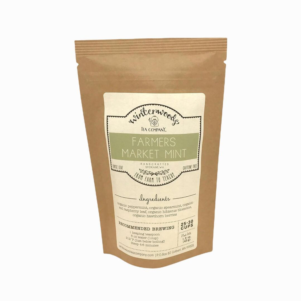 Tea Blend - Herbal - Farmers Market Mint by Winterwoods Tea Company