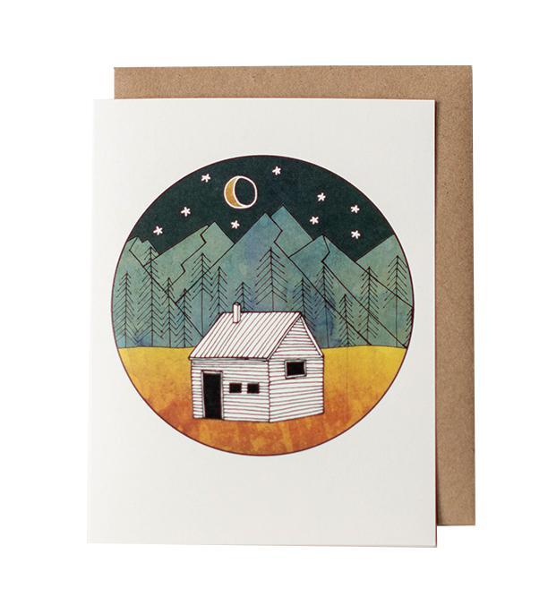 Card - All Occasion - Little Cabin by Red Umbrella Designs