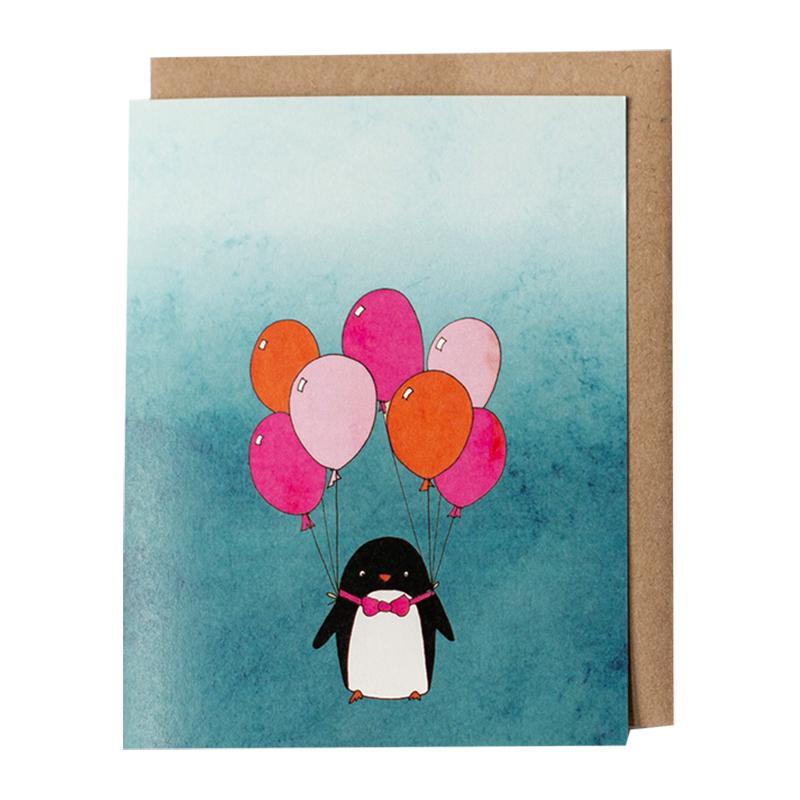 Card - Party Penguin by Red Umbrella Designs
