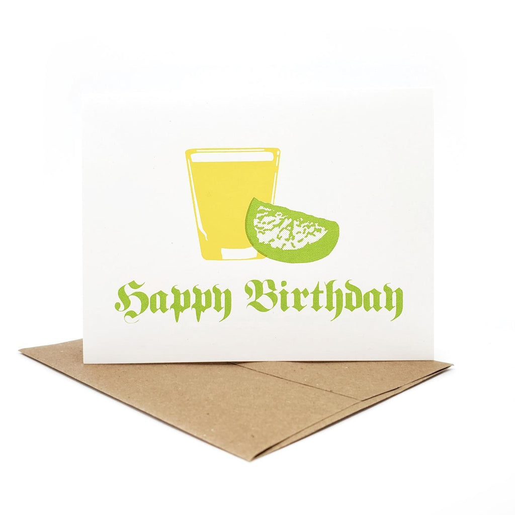 Card - Birthday - Tequila Shot by Orange Twist