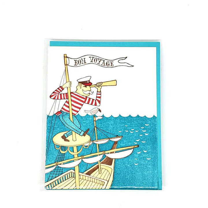 Card - Good Luck - Sailor Bon Voyage by Ilee Papergoods