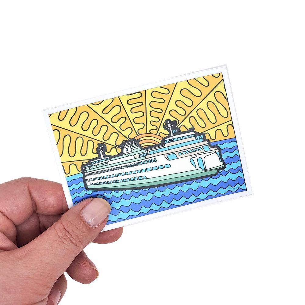 Sticker - Ferry by The Coloring Project