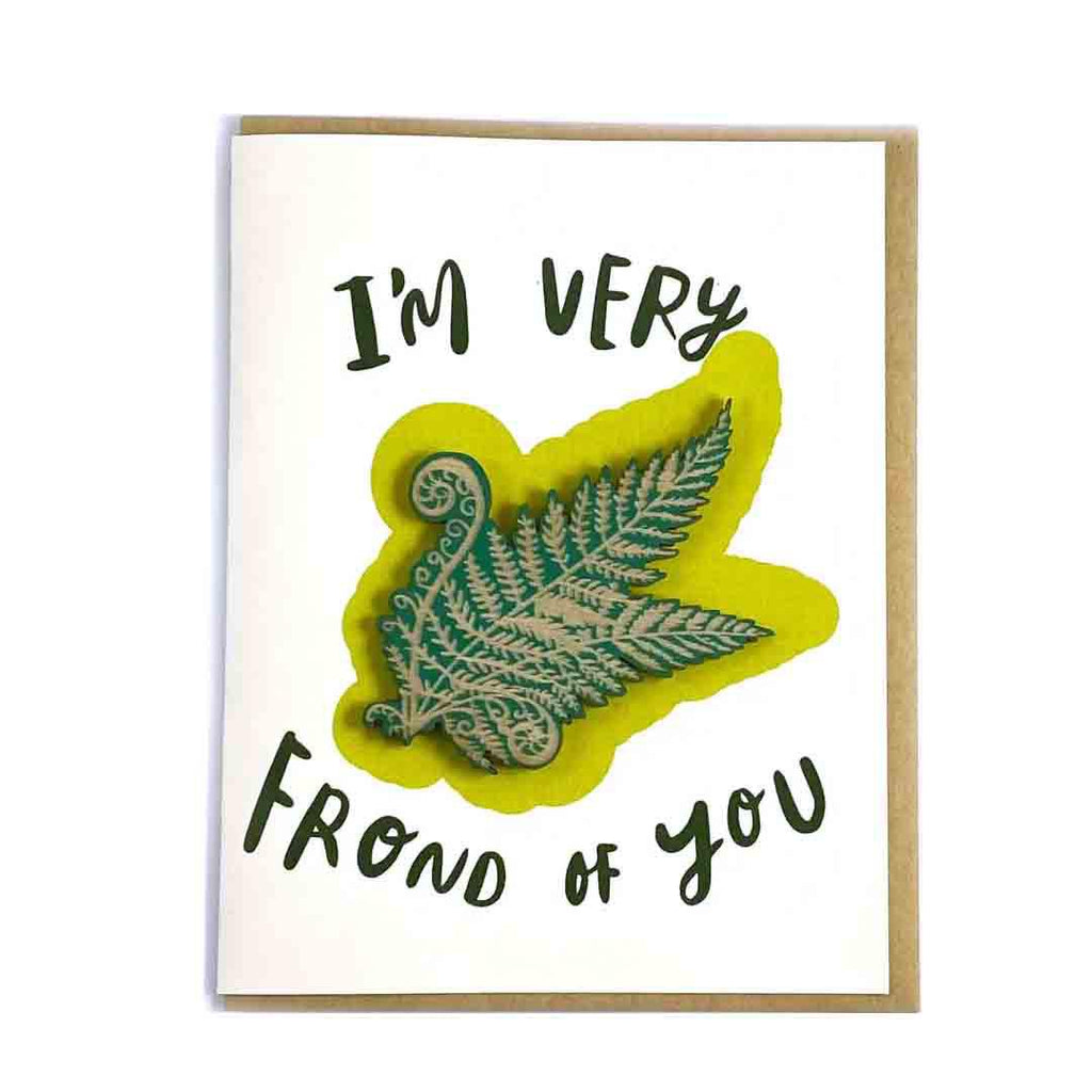 Magnet Card - I'm Very Frond of You by SnowMade