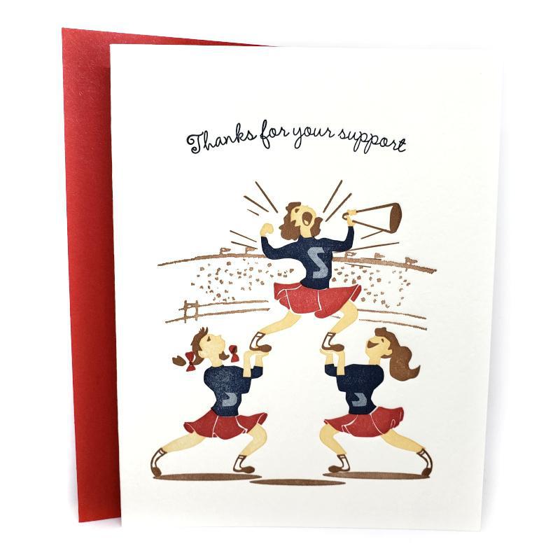 Card - Thank You - Cheerleaders Thanks by Ilee Papergoods