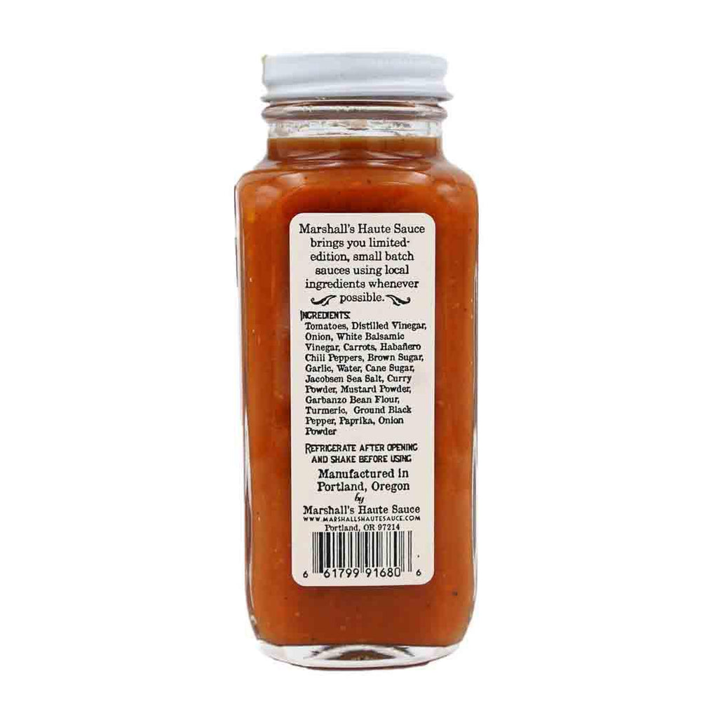 Sauce - 8 oz - Habanero Carrot Curry by Marshall's Haute Sauce