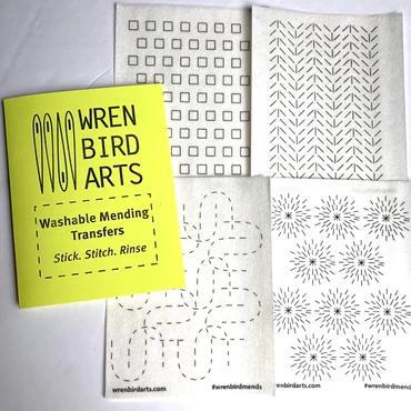 Mending Transfers - Set of 4 - by Wren Bird Arts