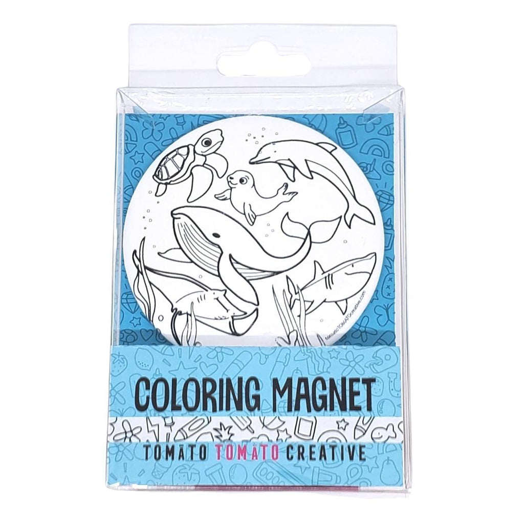 Coloring Magnet - Sea Creatures by Tomato Tomato Creative