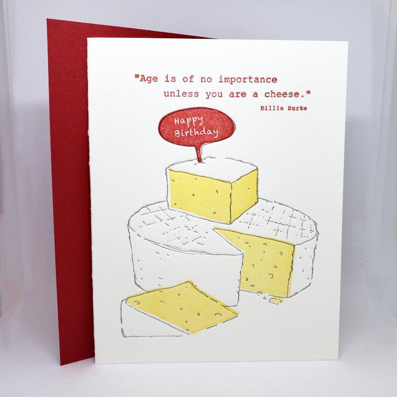 Card - Birthday - Cheese Birthday by Ilee Papergoods
