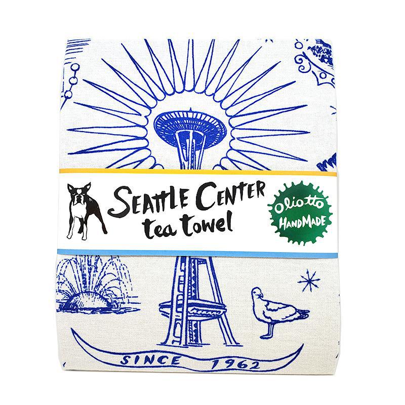 Tea Towels - Seattle Center by Oliotto