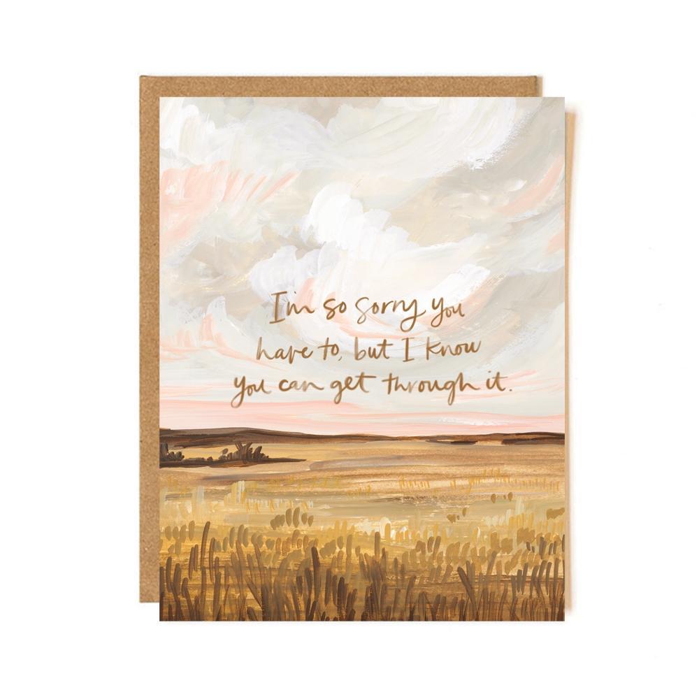 Card - Sympathy - I'm so Sorry You Have to... Landscape by 1Canoe2