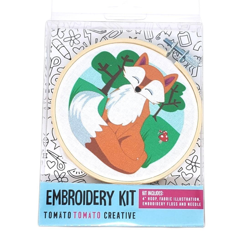 Embroidery Kit - Fox by Tomato Tomato Creative
