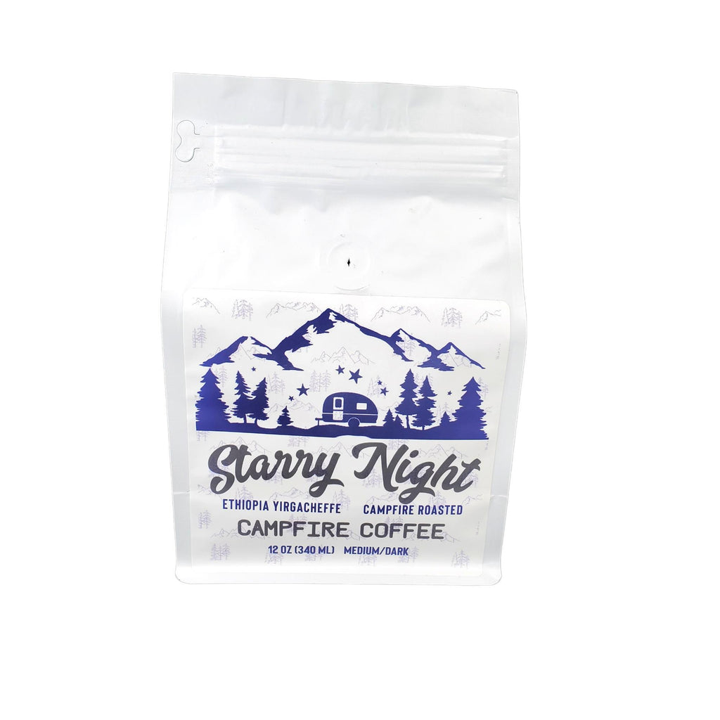 Coffee Beans - Starry Night - Ethiopia Yirgacheffe in Medium Dark Roast by Campfire Coffee Co.