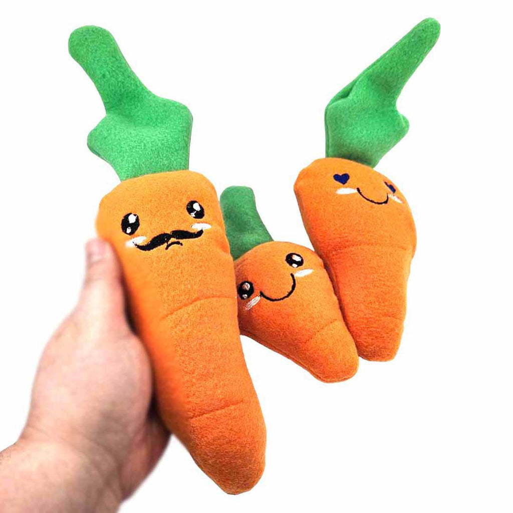 Plush - Carrots Set of 3 - Bunch 1 (A - D) by Tiny Tus