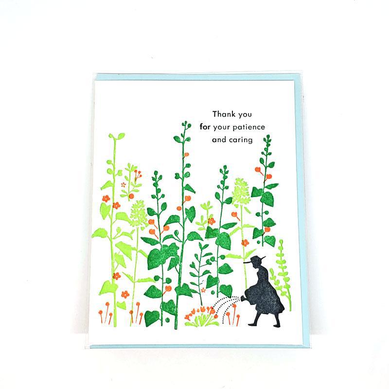 Card - Thank You - for Your Patience Caring Thank You by Ilee Papergoods