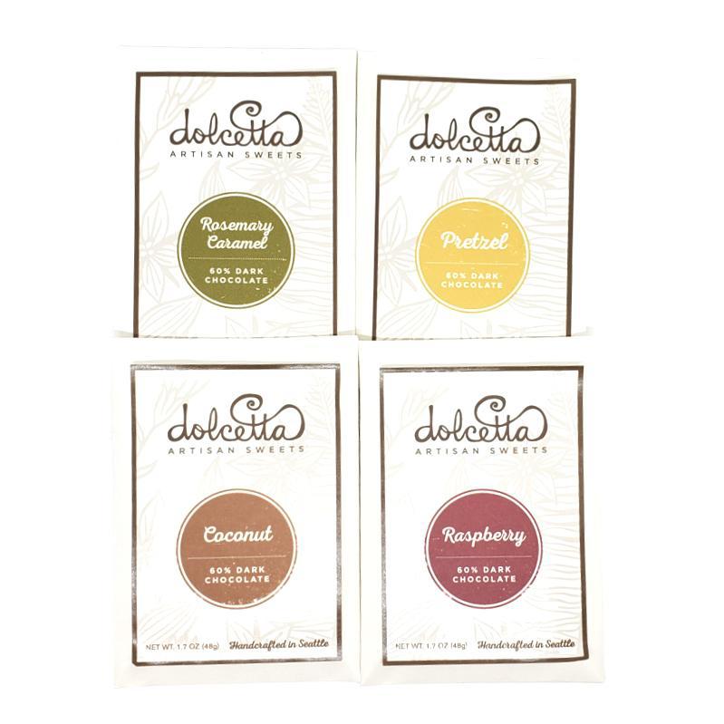 Gift Bundle - Chocolate Bar Assortment featuring Dolcetta Artisan Sweets
