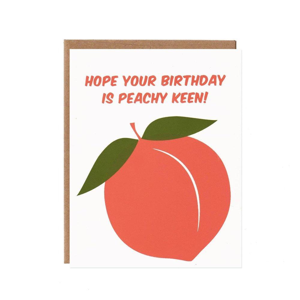 Card - Birthday - Peachy Keen by Orange Twist
