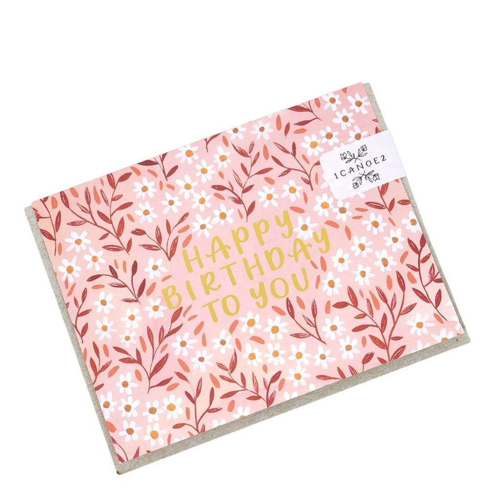 Card - Birthday - Daisy Meadow by 1Canoe2