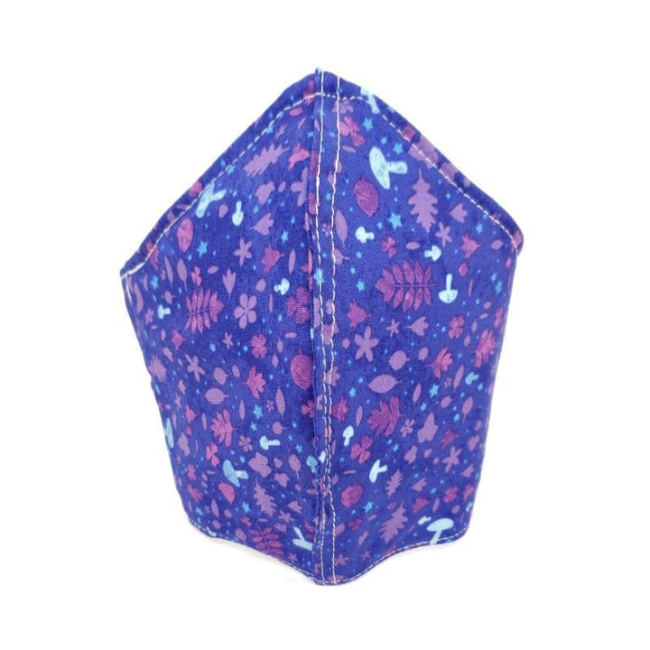 Medium - Tiny Mushrooms on Purple by imakecutestuff