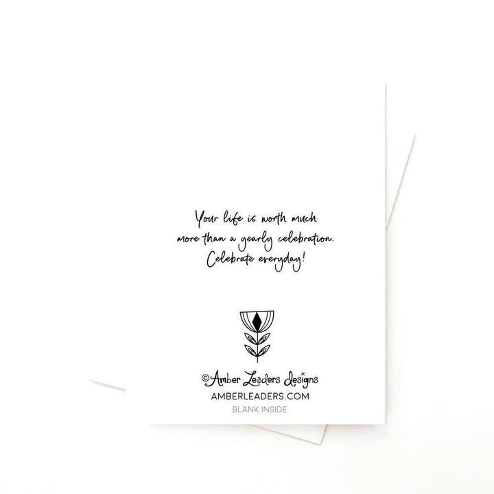 Card - Birthday - Happy Birthday Candles on Black by Amber Leaders Designs