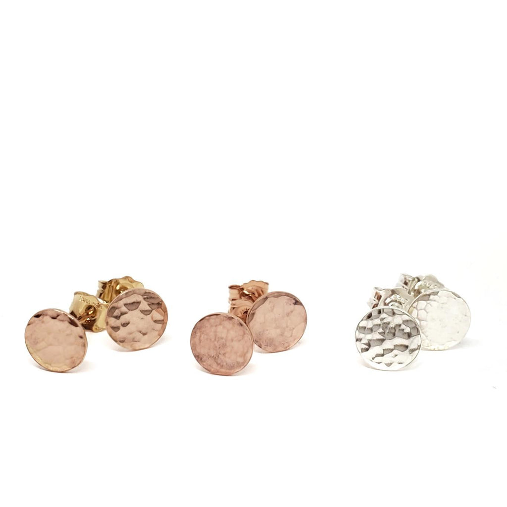 Earrings - Speckle Disk Tiny Post (Assorted Colors) by Foamy Wader