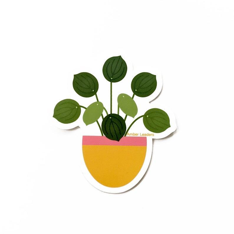 Sticker - Coin Plant by Amber Leaders Designs