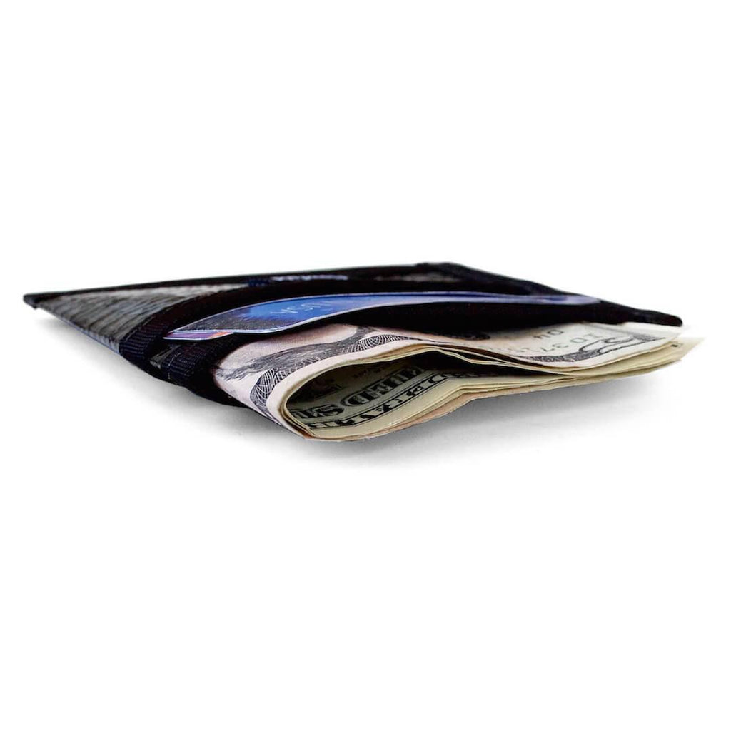 Wallet - Craftsman Three Pocket (Black Pearl) by Flowfold