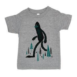 Kids Tee - Sasquatch Gray Tee (2T - L) by Factory 43