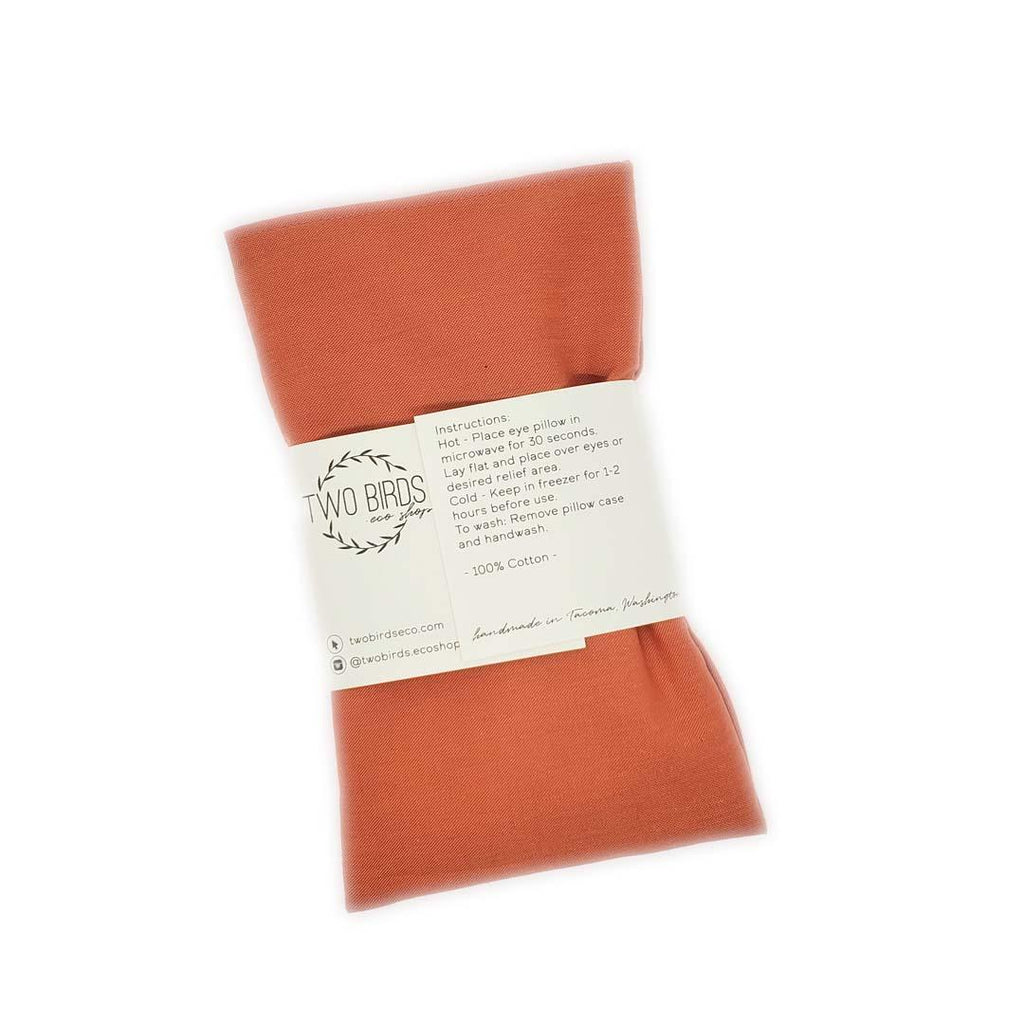 Eye Pillow - Clementine (Lavender or Scent Free) by Two Birds Eco Shop