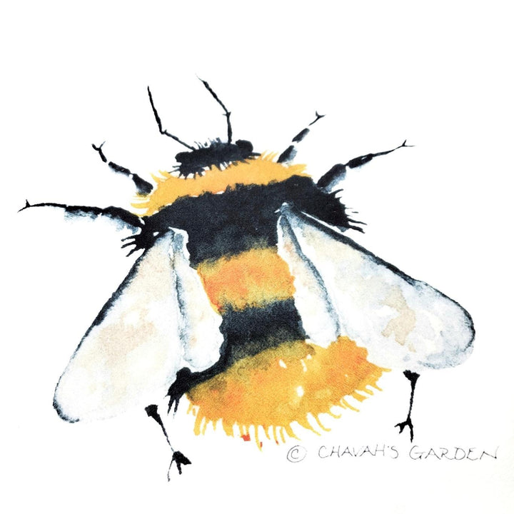 Tea Towel - Bumblebee by Chavah's Garden