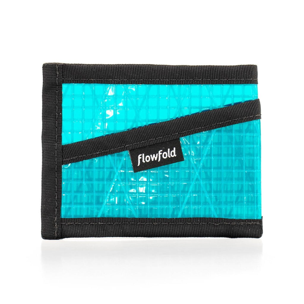 Wallet - Craftsman Three Pocket - Cyan - by Flowfold