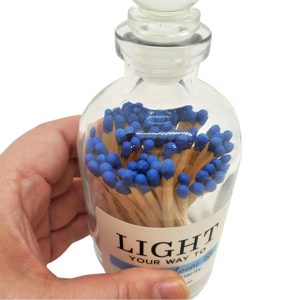 Matches - Light Your Way to Self-Esteem and Clarity (Blue) by Made Market Co.