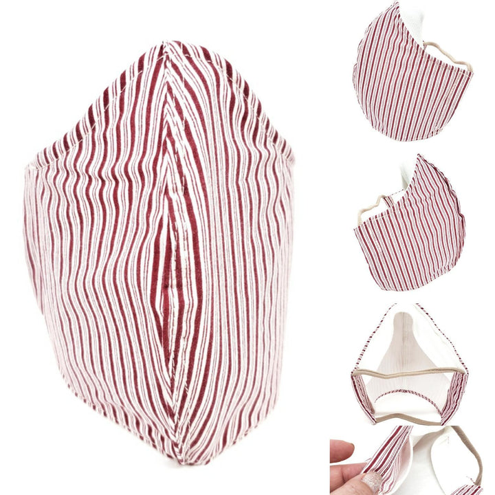 Medium - Red White Candy Stripe by imakecutestuff