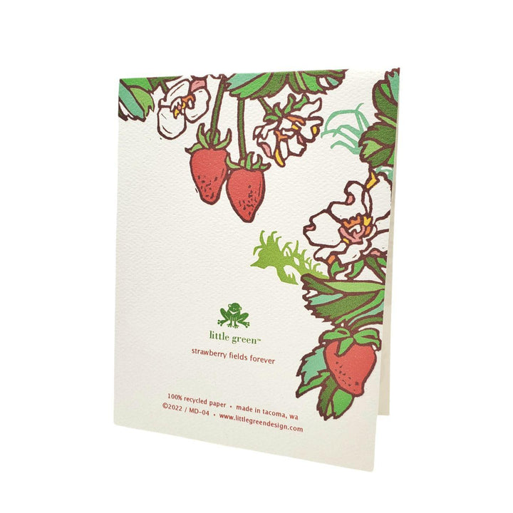 Card - All Occasion - Strawberry Fields Forever by Little Green