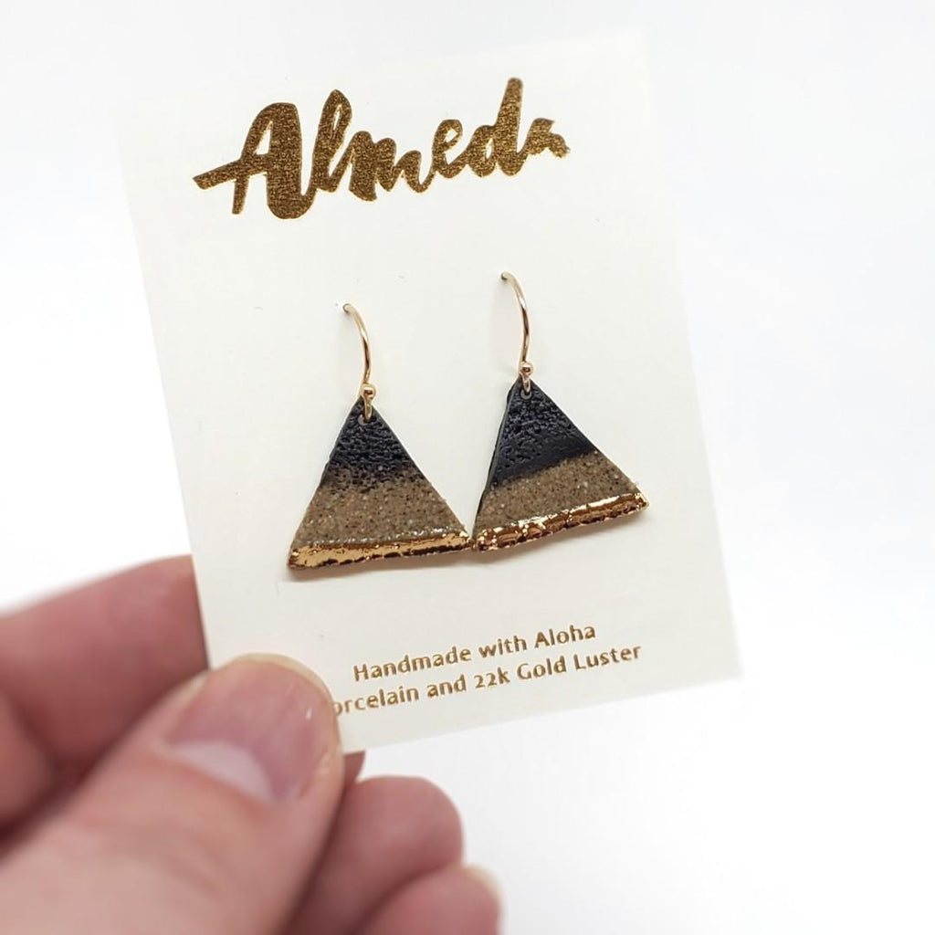 Earrings – Drops – Anini Triangle by Almeda Jewelry