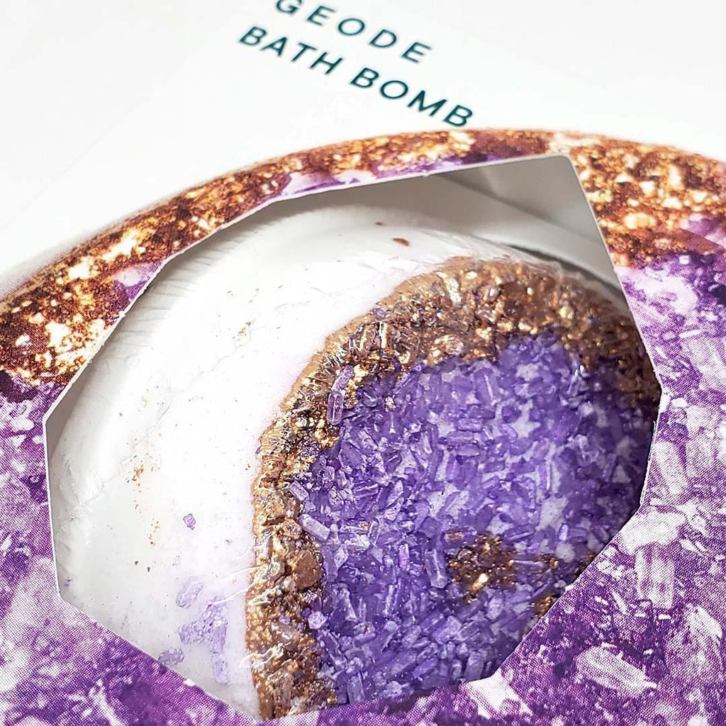 Bath Bomb - Amethyst Geode by Latika Beauty